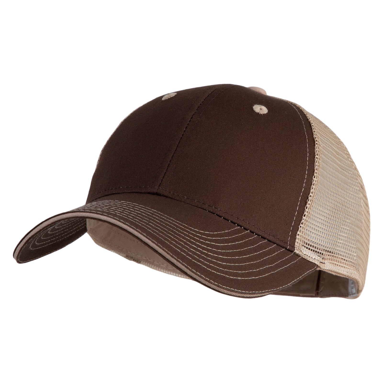 Big Size Garment Washed Cotton Twill Mesh Cap