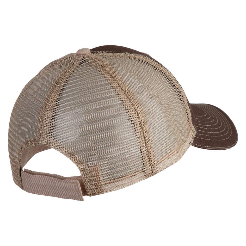Big Size Garment Washed Cotton Twill Mesh Cap
