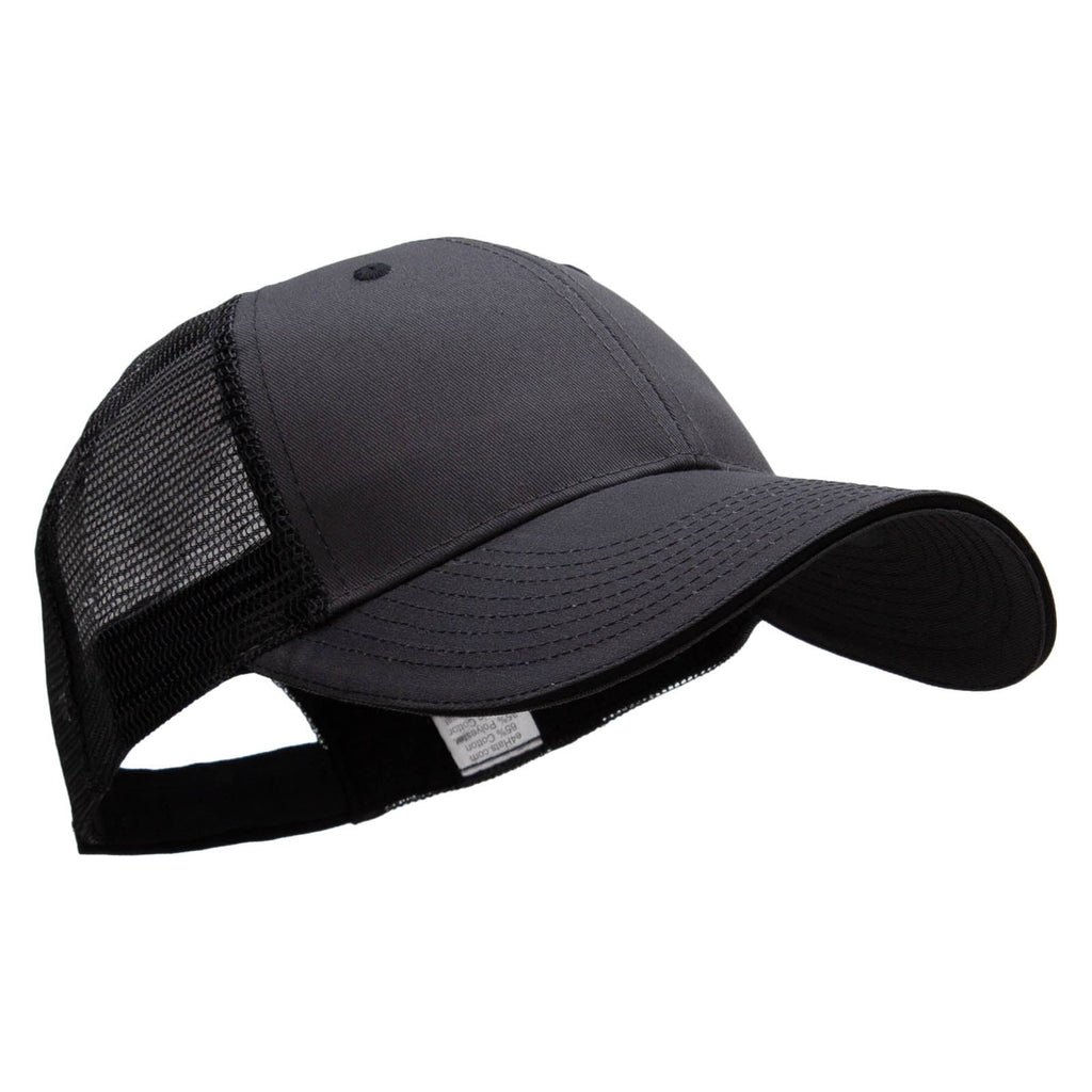Big Size Garment Washed Cotton Twill Mesh Cap