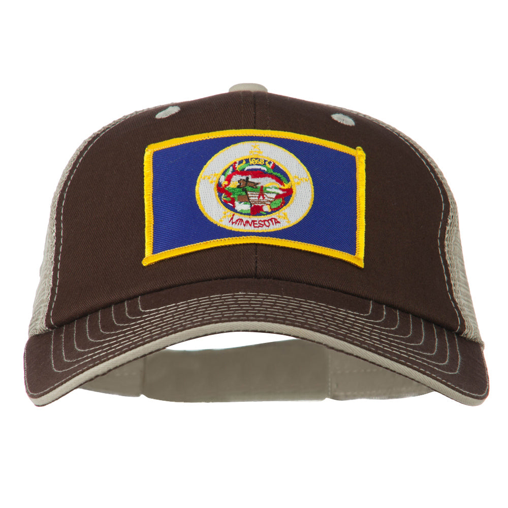 Big Mesh State Minnesota Patch Cap