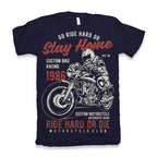Go Ride Hard Men's Bamboo Viscose/Organic Cotton Short Sleeve Graphic T-Shirt