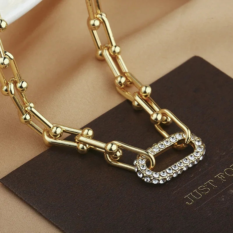 MyClosetAid Gold Necklace with Diamond Jewelry Engagement Rings Style