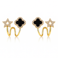 Four-Leaf Clover Earrings - Sori Style