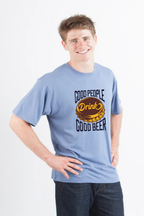 Good People Men's Bamboo Viscose/Organic Cotton Short Sleeve Graphic T-Shirt