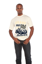 Grand Prix Men's Bamboo Viscose/Organic Cotton Short Sleeve Graphic T-Shirt