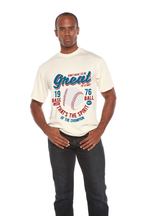 Great Baseball Men's Bamboo Viscose/Organic Cotton Short Sleeve Graphic T-Shirt