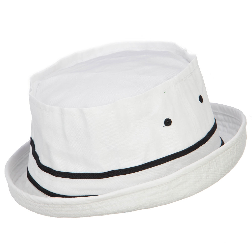 Big Size Striped Hat Band Fisherman Bucket Hat