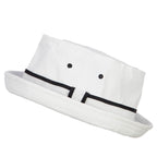 Big Size Striped Hat Band Fisherman Bucket Hat