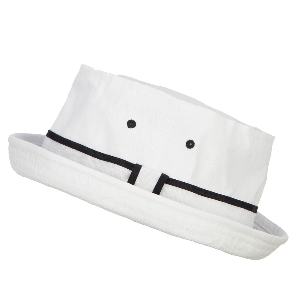 Big Size Striped Hat Band Fisherman Bucket Hat