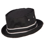 Big Size Striped Hat Band Fisherman Bucket Hat