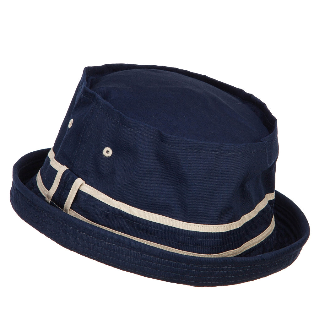 Big Size Striped Hat Band Fisherman Bucket Hat