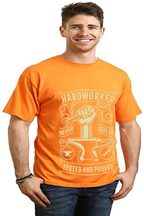 Hard Worker Men's Bamboo Viscose/Organic Cotton Short Sleeve Graphic T-Shirt