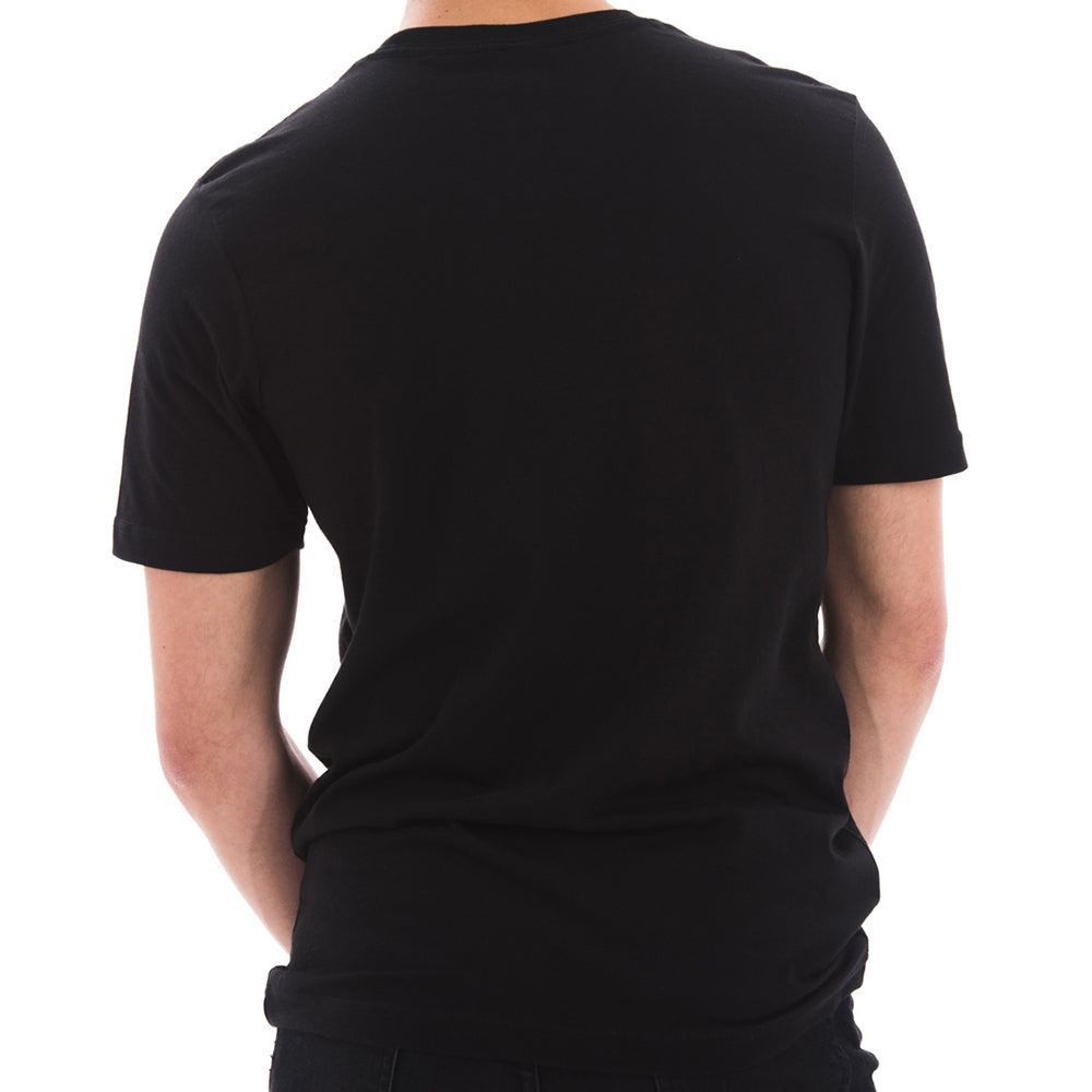 Hand Drawn Rose Graphic Design Short Sleeve Cotton Jersey T-Shirt