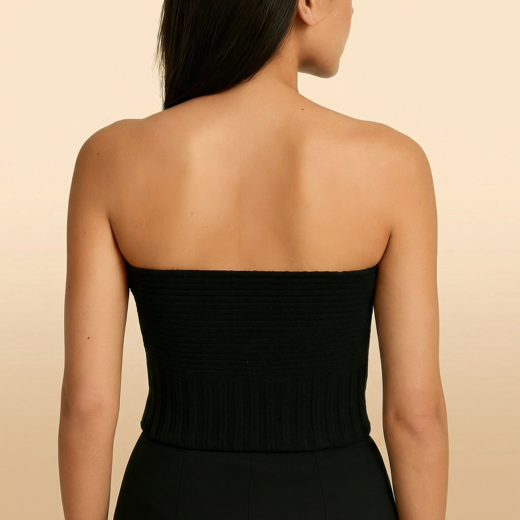 Sleek Knit Tube Top