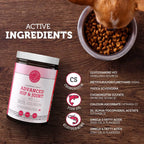 Hip and Joint Advanced Level 2 Formula All Natural Glucosamine Supplement for Dogs and Cat