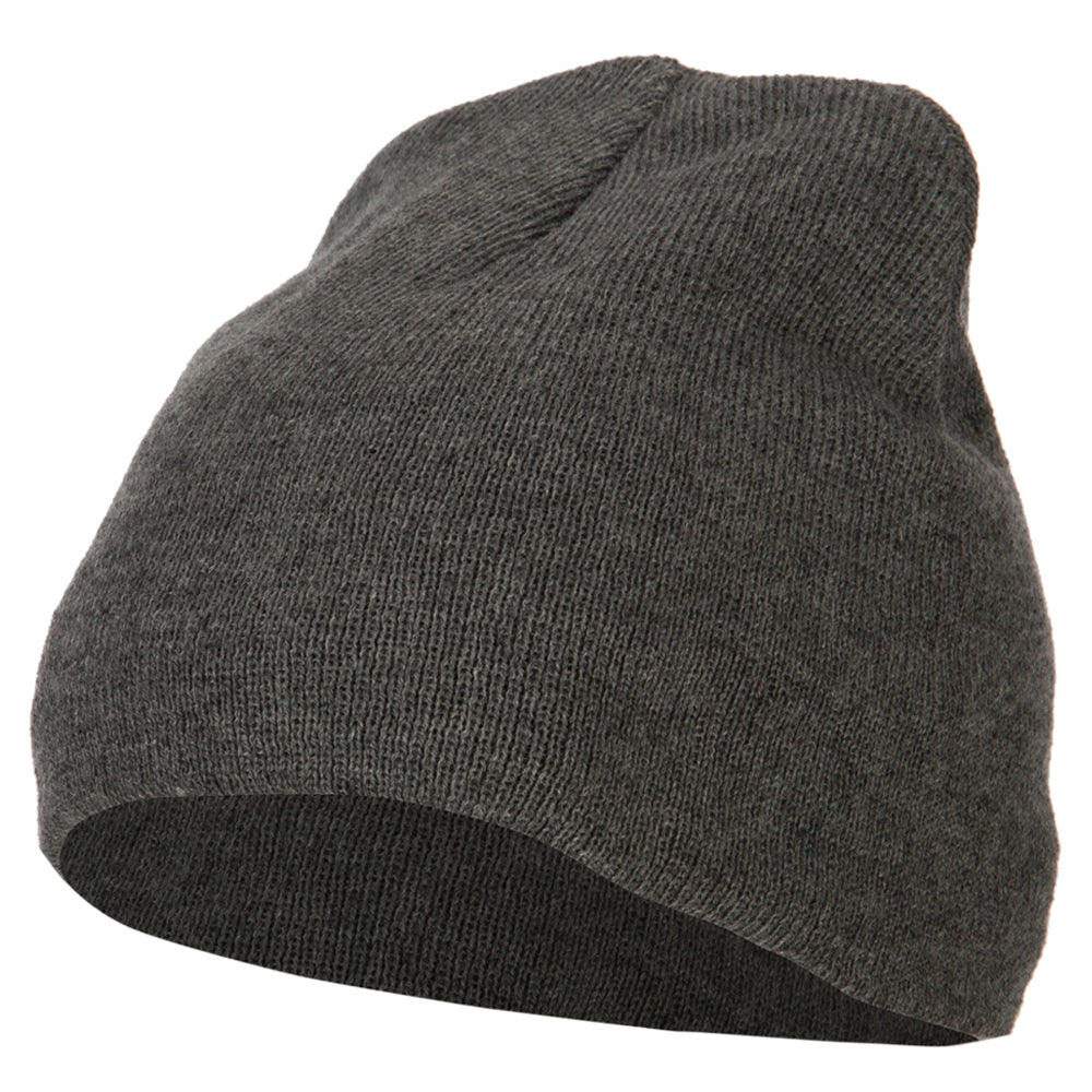 Big Size 8 Inch New Solid Color Short Beanie