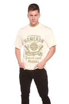 Homerun Baseball Men's Bamboo Viscose/Organic Cotton Short Sleeve Graphic T-Shirt