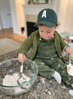 Hunter Green Letter Baseball Hat