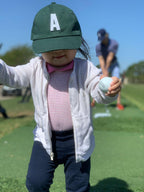 Hunter Green Letter Baseball Hat