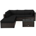 6 Pieces Outdoor Patio Rattan