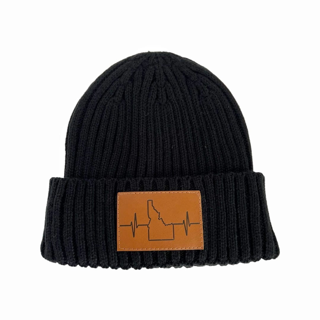 Idaho Beanie - Ribbed Cuff - Black