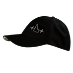 Idaho Hat - Airmesh - Athletic Fit - Black - Fabric Back