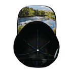 Idaho Hat - Airmesh - Athletic Fit - Black - Fabric Back