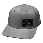 Idaho Hat - Baseball Hat Fit - Gray - Laser Mesh