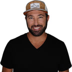 Idaho Hat - Flat Bill - Cork - Gray / White - Jersey Mesh