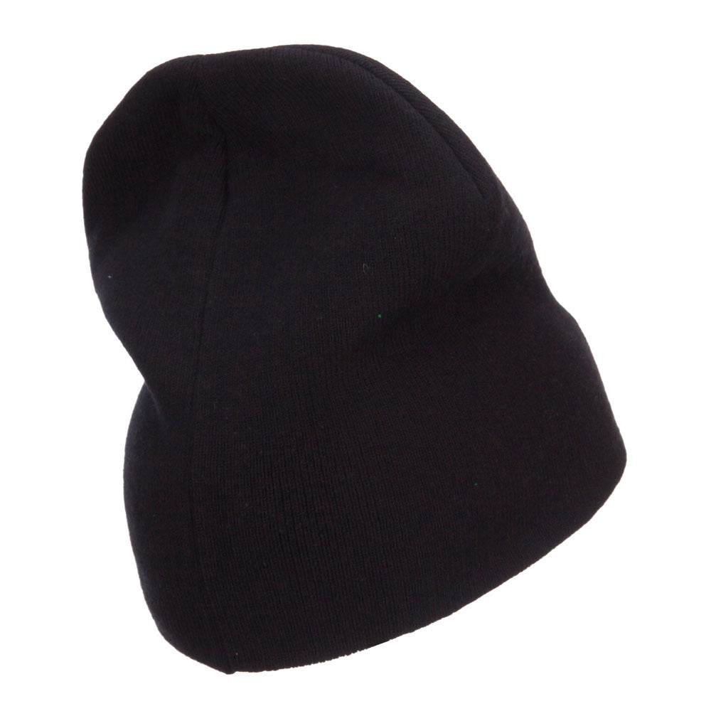 Europe Italy Flag Embroidered Big Short Beanie