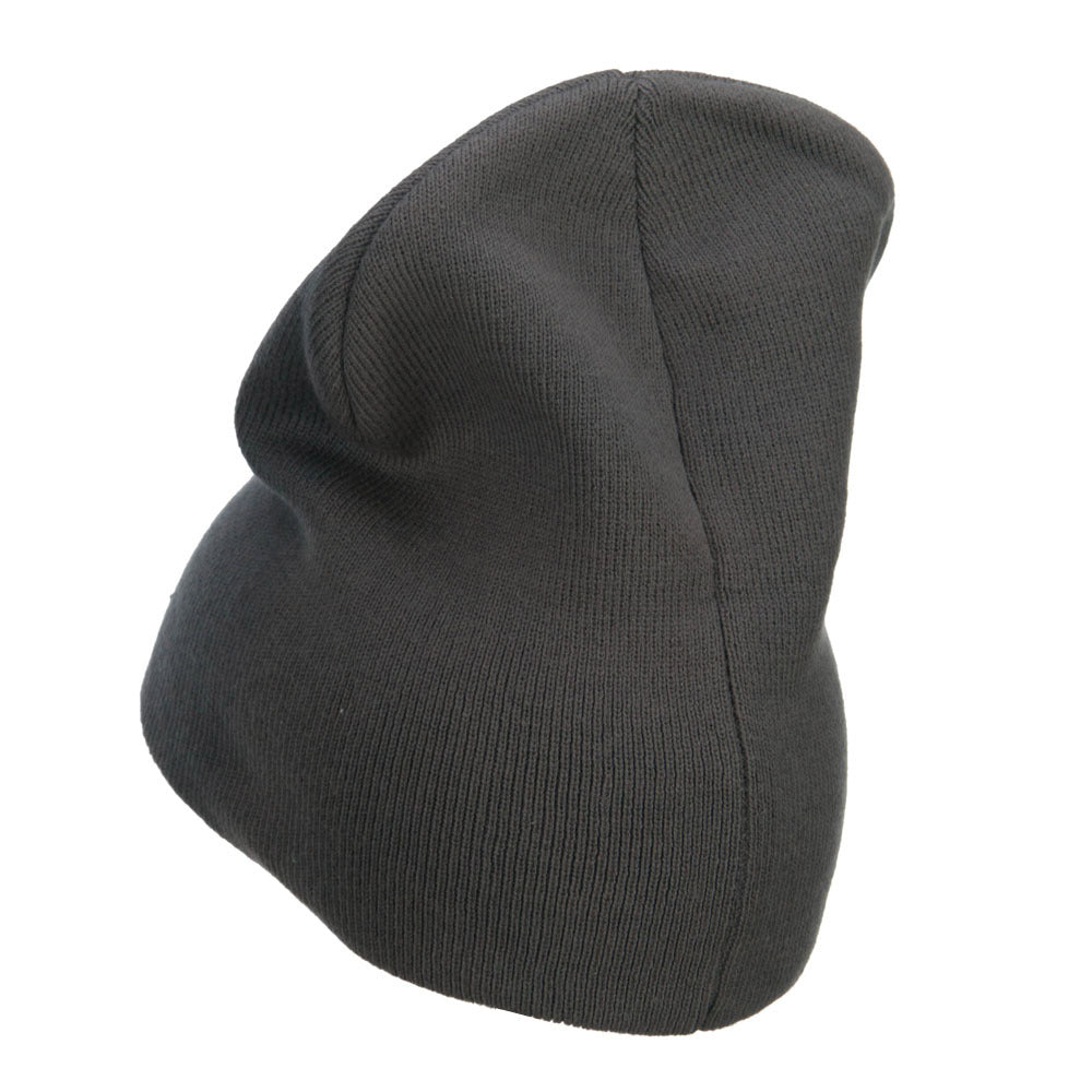 Europe Italy Flag Embroidered Big Short Beanie