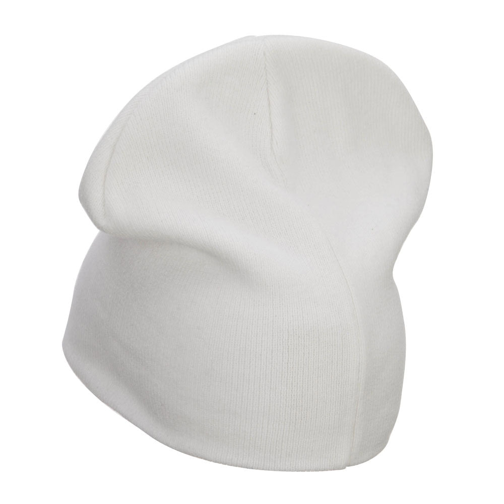 Europe Italy Flag Embroidered Big Short Beanie