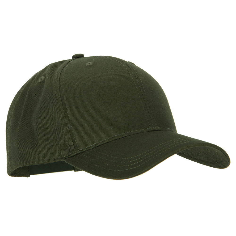 Big Size Structured Solid Poly Cotton Twill High Profile Pro Style Cap