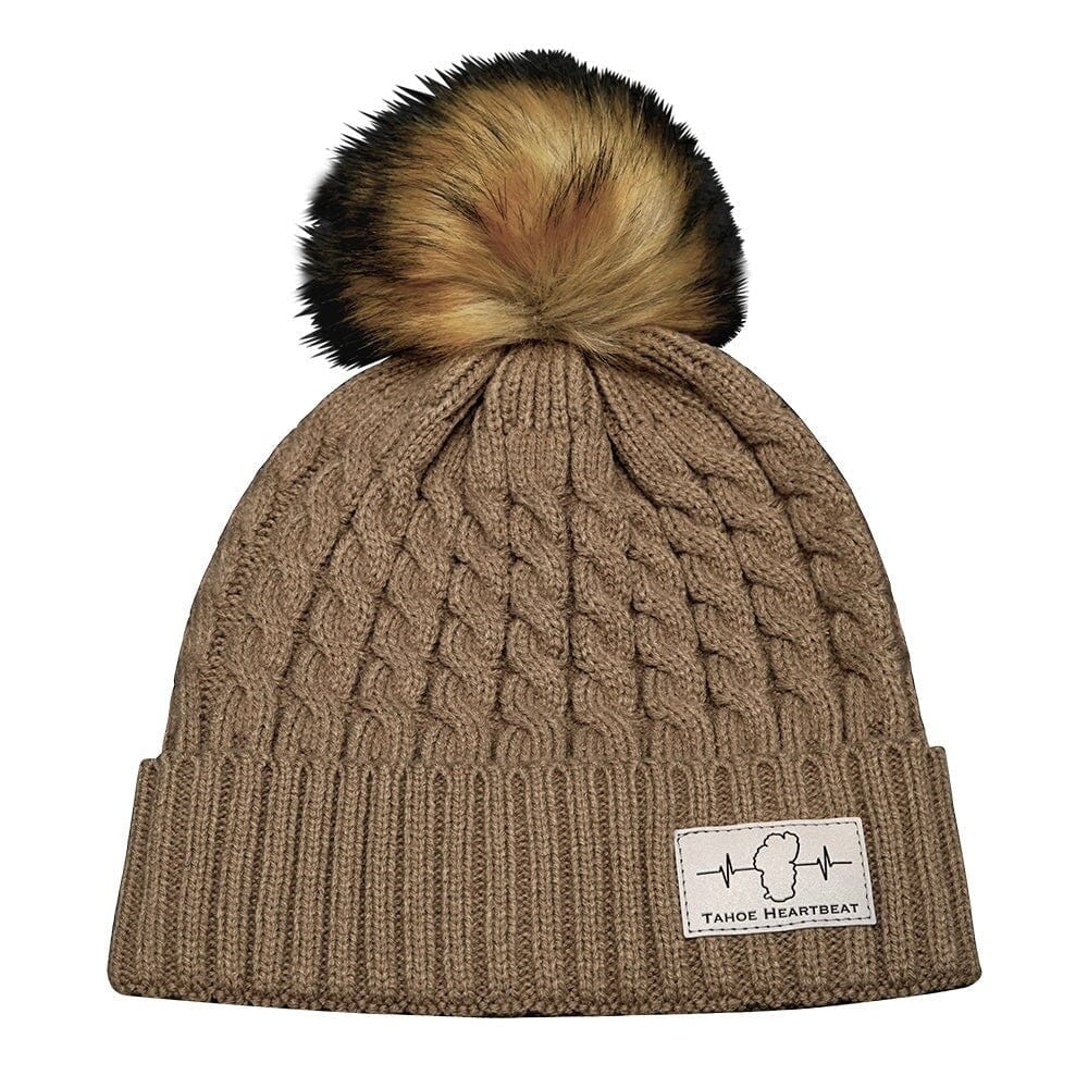 Tahoe Beanie - Pom - Tan