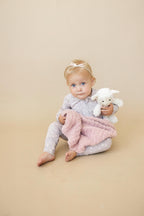 Oopsie Daisy Bamboo Zippy Romper - Bamboo Baby Pajamas - Purple Floral Flower Print Girl Newborn Baby