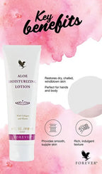 Forever Aloe Moisturizing Lotion - Natural Hydrating Body & Face Cream