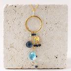 Aquamarine and Iolite Ammil Necklace
