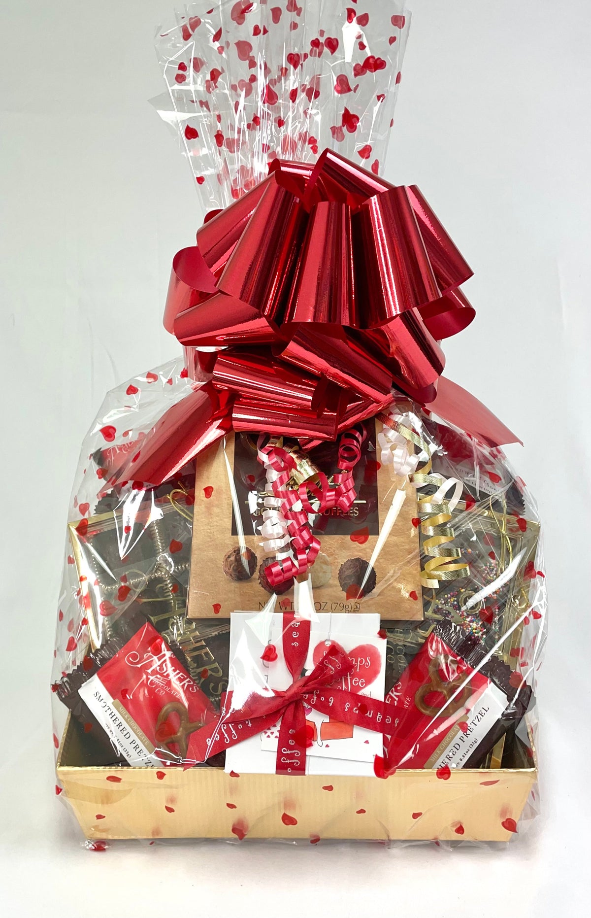 Valentine's Day Chocolate Lovers Gift Basket - Premium Chocolate & Gourmet Treats