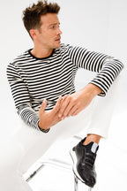 The Sonoma Black Leather Men Sneaker