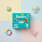 Pampers Baby-Dry Diapers Size 4, 92 Count