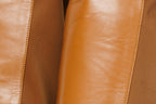 The Fairoks Tan Leather Knee High Women Boot
