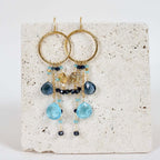 Rose Pink Gemstones Ammil Earrings