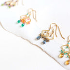 The Pixy Earring - Green Onyx