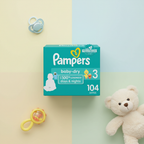Pampers Baby-Dry Diapers Size 3, 104 Count