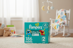 Pampers Baby-Dry Diapers Size 2, 186 Count