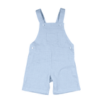 INEO | Boys Light Blue Linen Overalls