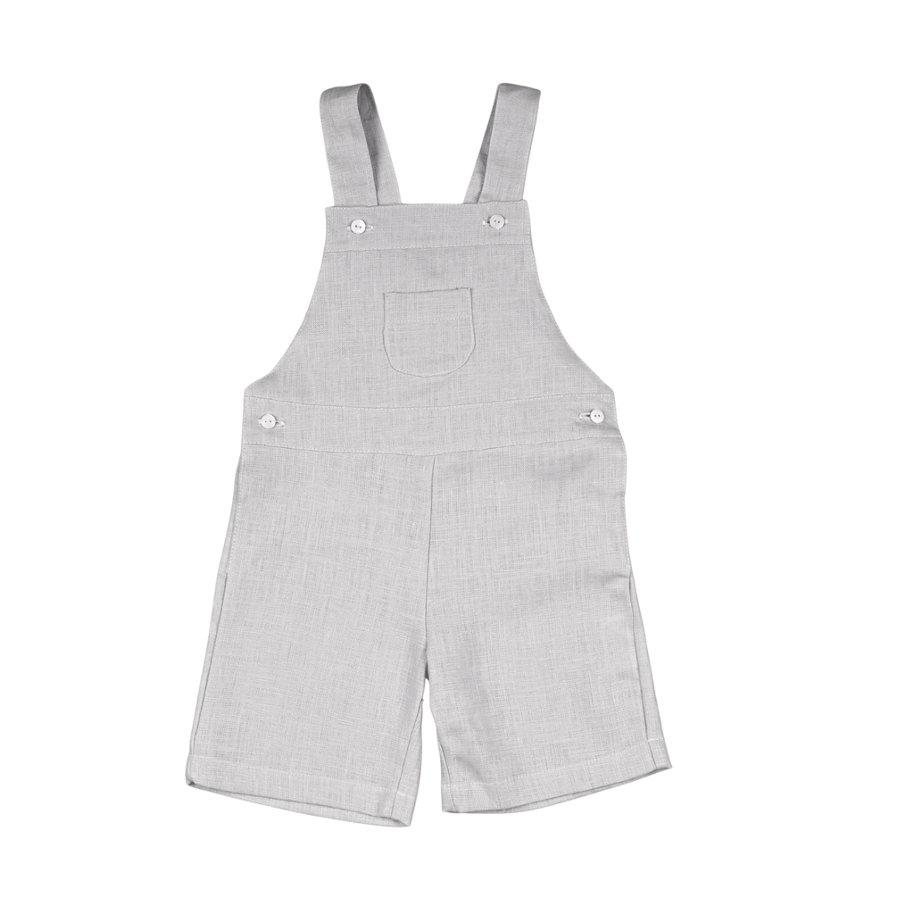 INEO | Boys Grey Linen Overalls
