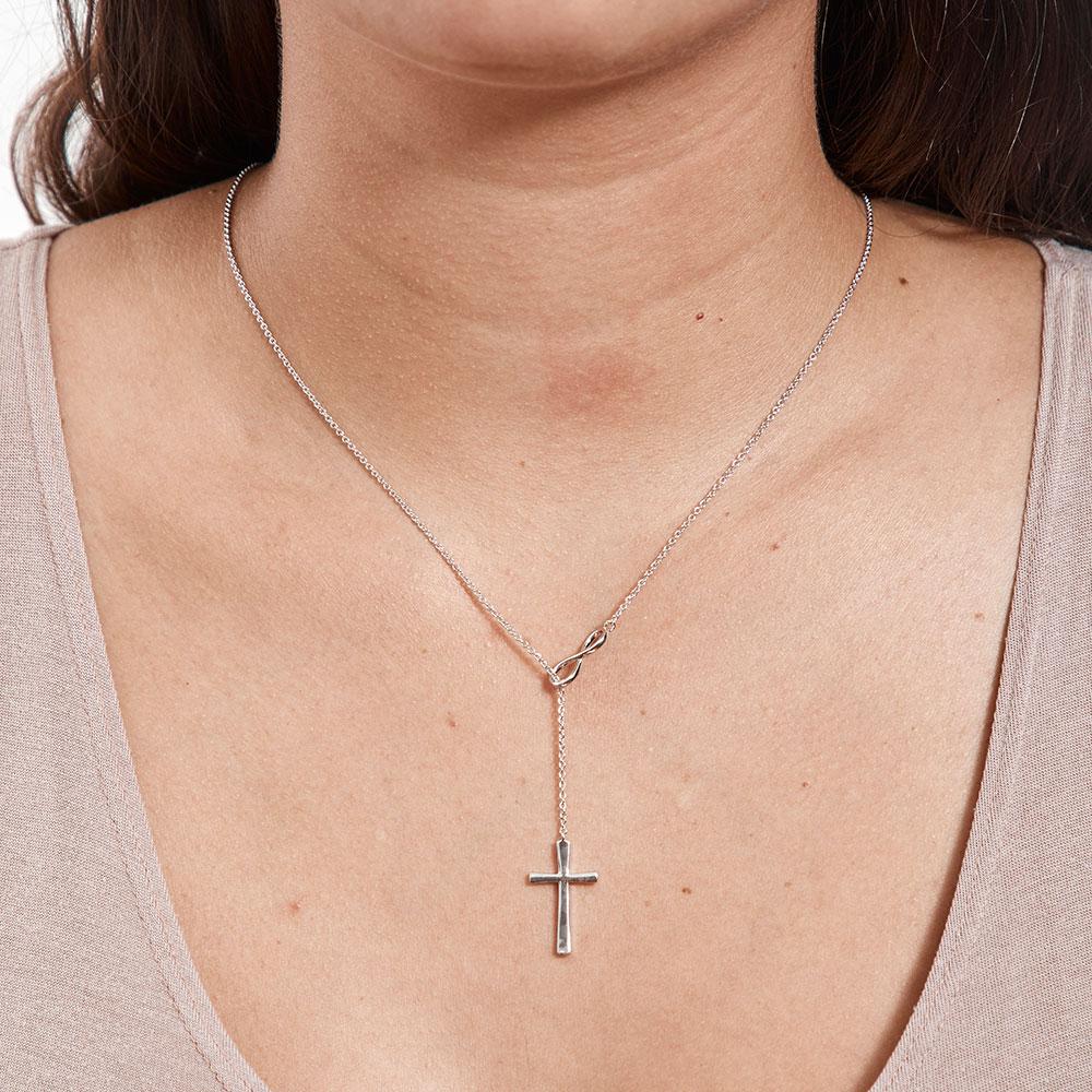 Infinity Cross Necklace