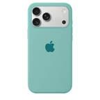 iPhone Silicone Case (Ice Sea Blue)