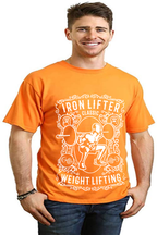 Iron Lifter Men's Bamboo Viscose/Organic Cotton Short Sleeve Graphic T-Shirt
